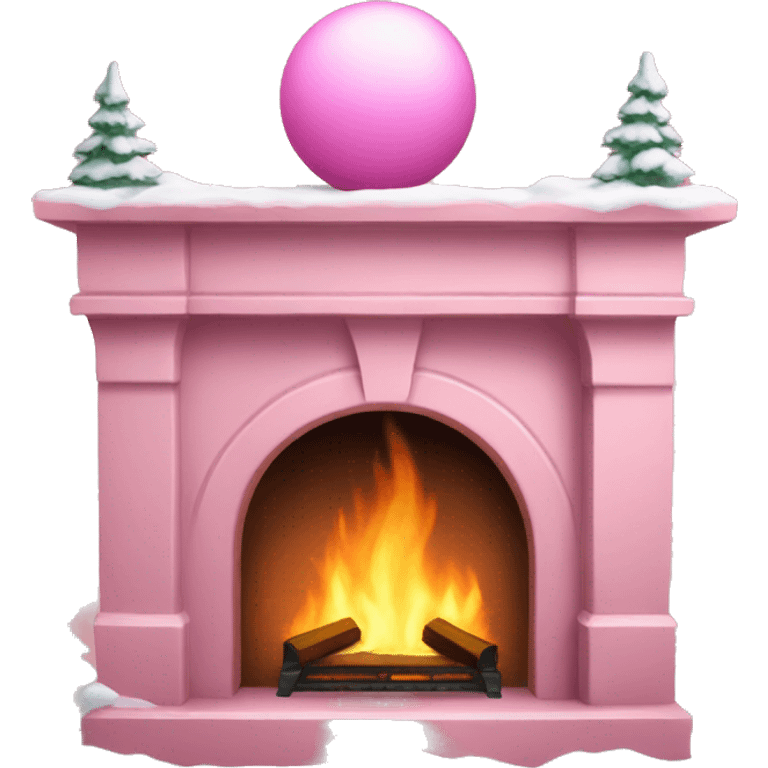 Winter Pink FirePlace emoji