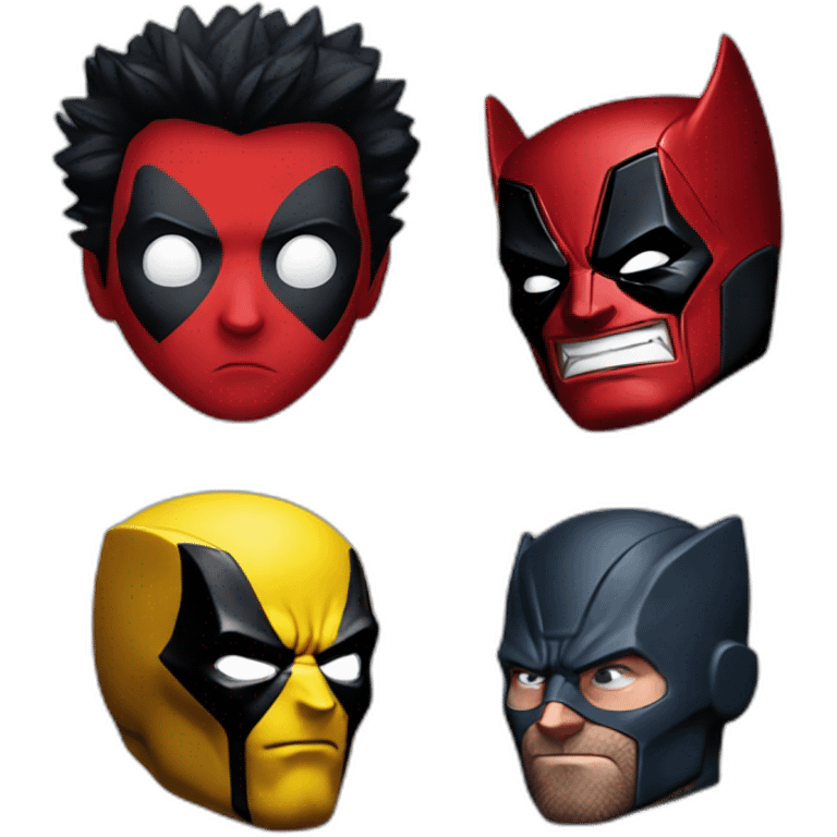 Deadpool and wolverine emoji