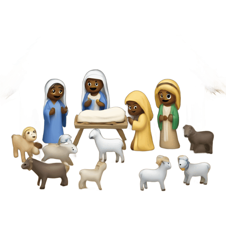 Nativity set emoji