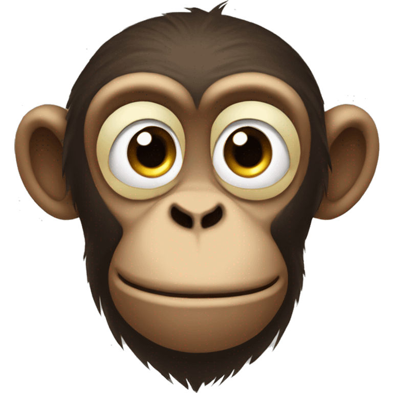 monkey side eyeing emoji