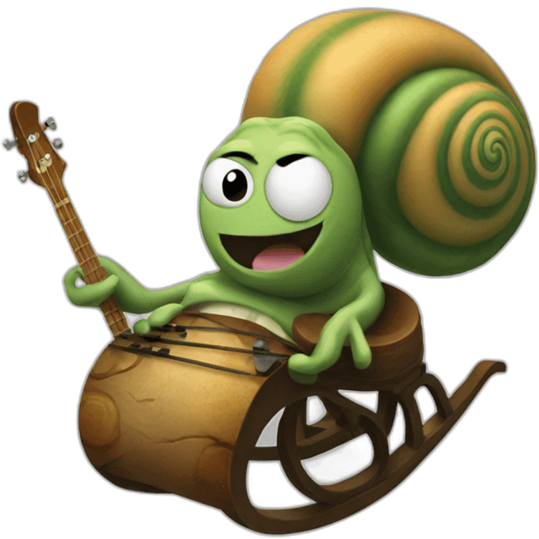 snail rocker emoji