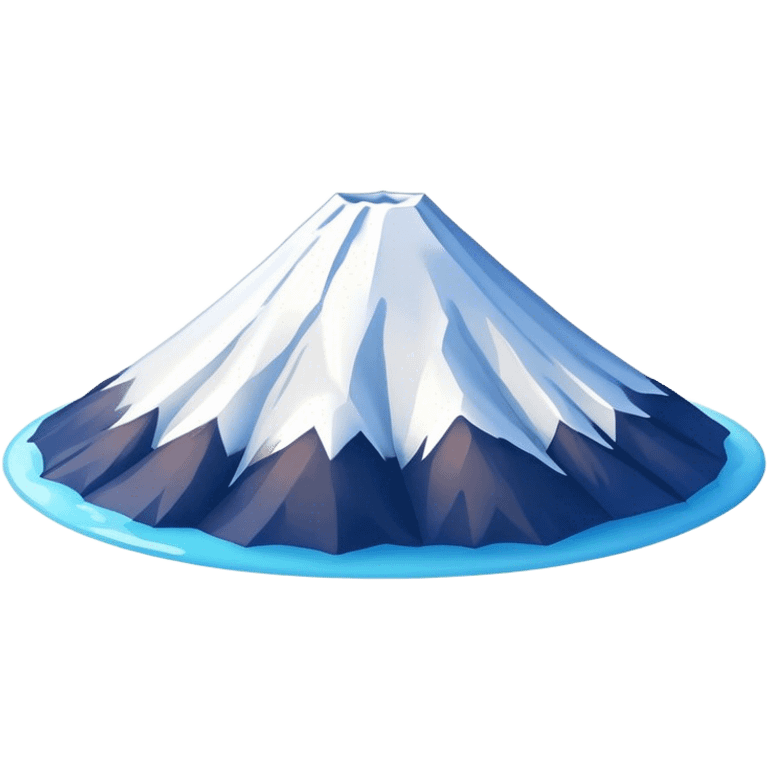 Cinematic Realistic Mount Fuji Emoji  emoji