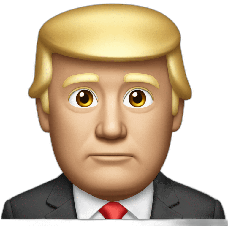 ￼Donald Trump emoji