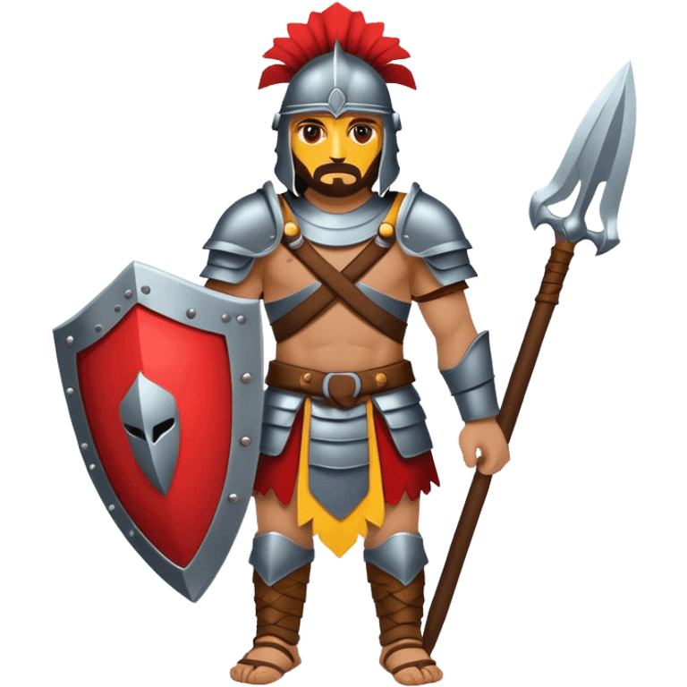 tribesman with armour emoji