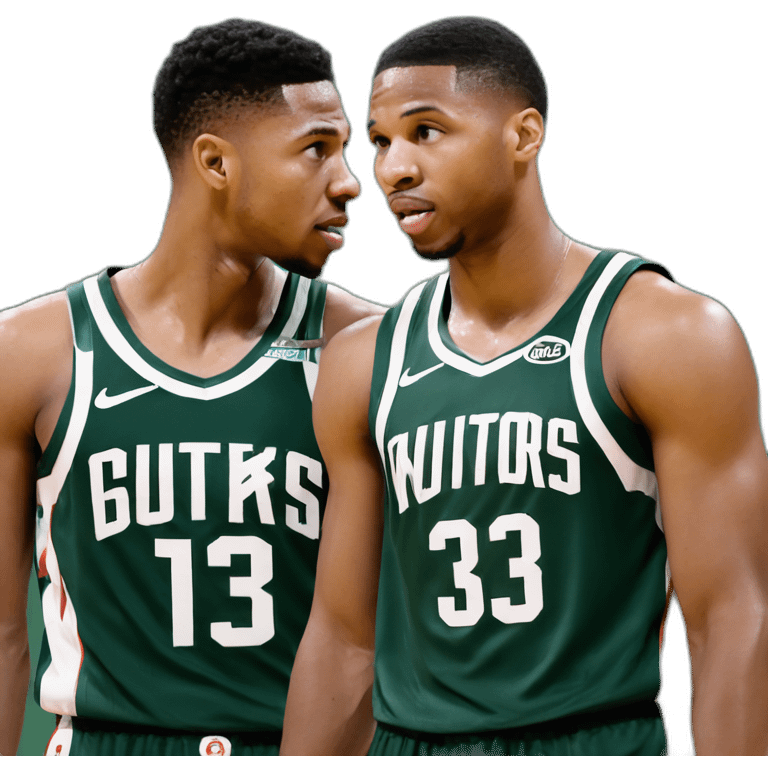 Antetokounbo and lillard talking emoji