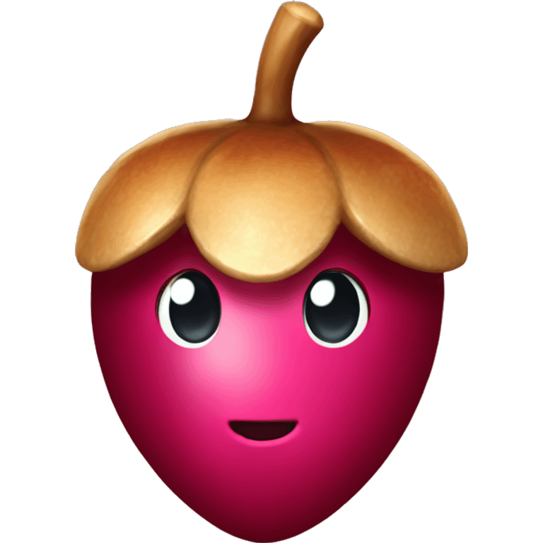 sparkling ruby Acorn emoji