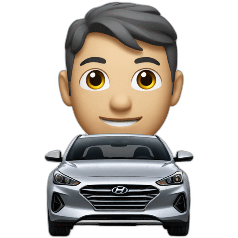 Silver Hyundai Ionic 5 emoji