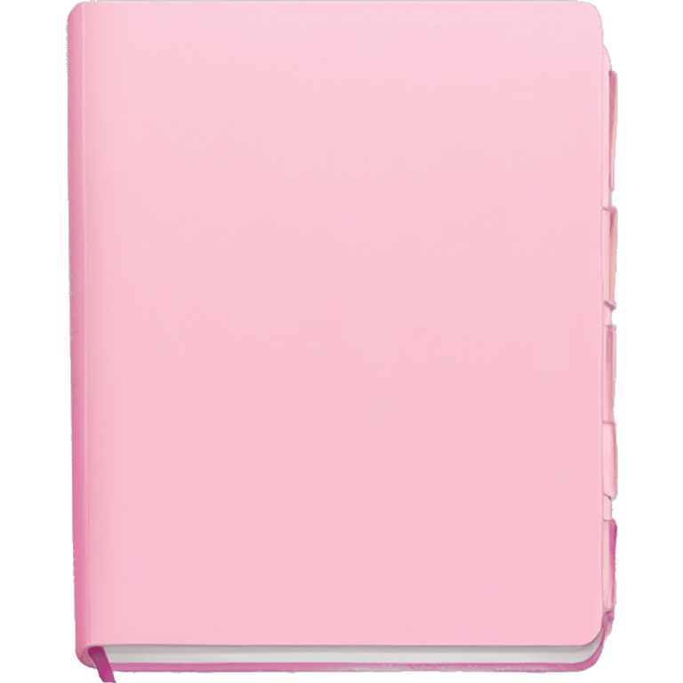 pastel pink notebook emoji