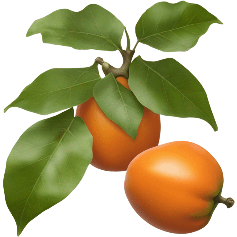 persimmon  emoji