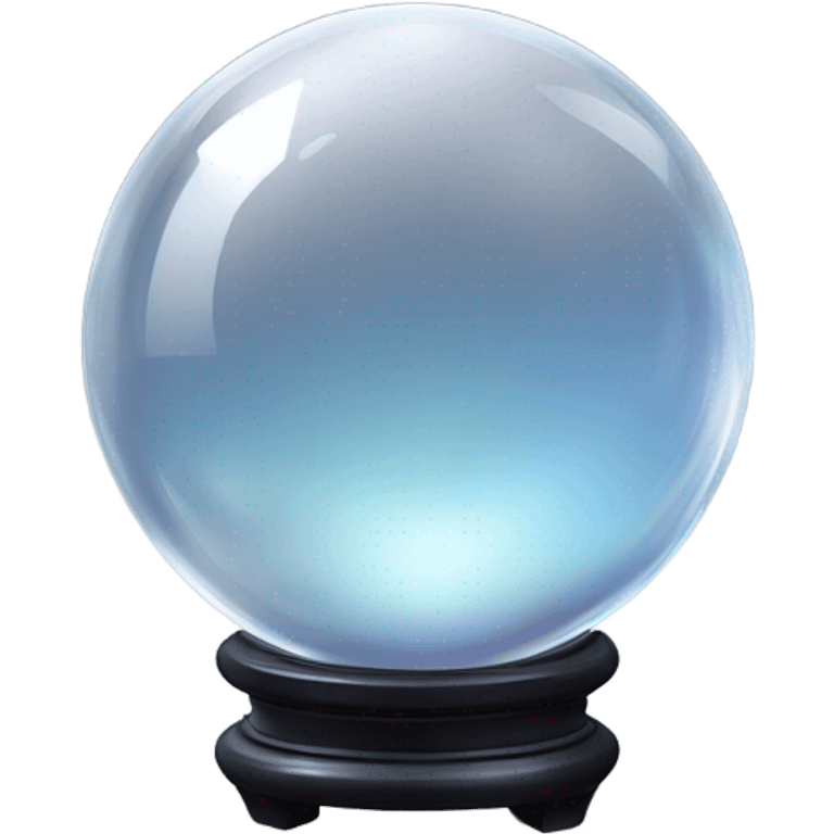 Clear fortune ball emoji