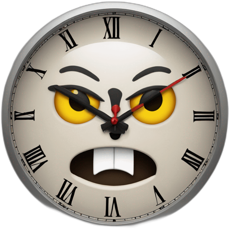 Mad kat clock emoji