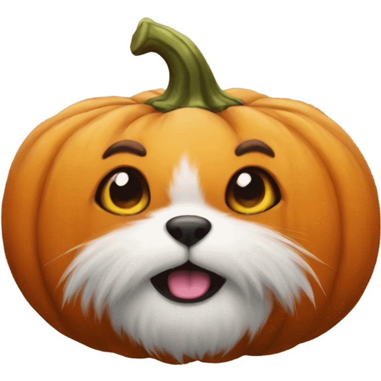 Furry pumpkin emoji