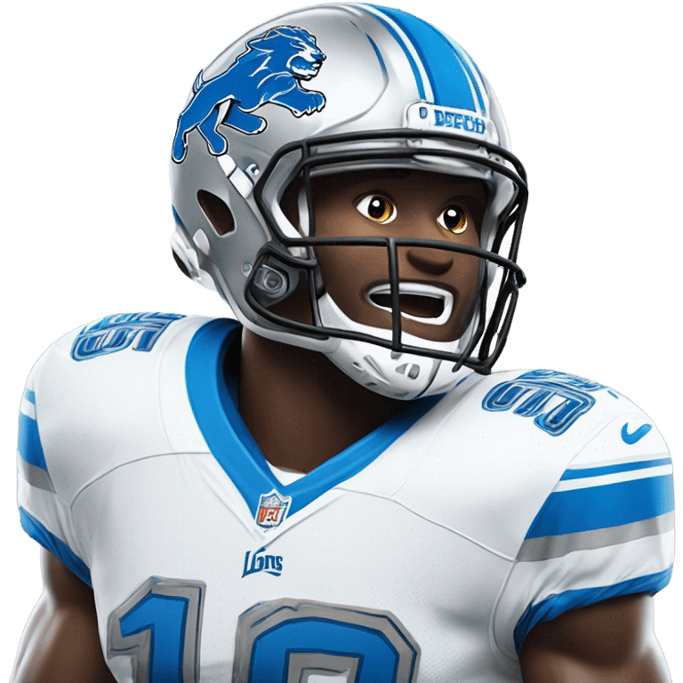 Detroit lion football emoji