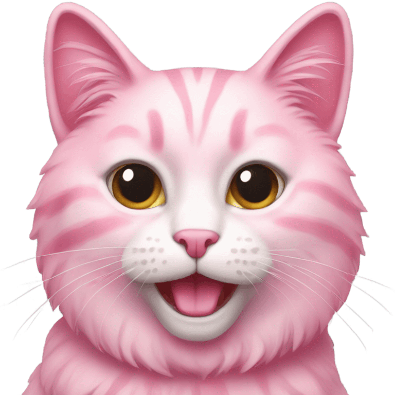 Pink cat  emoji