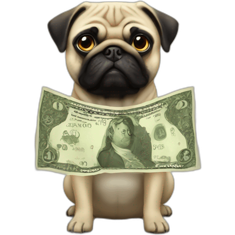 pug-money emoji