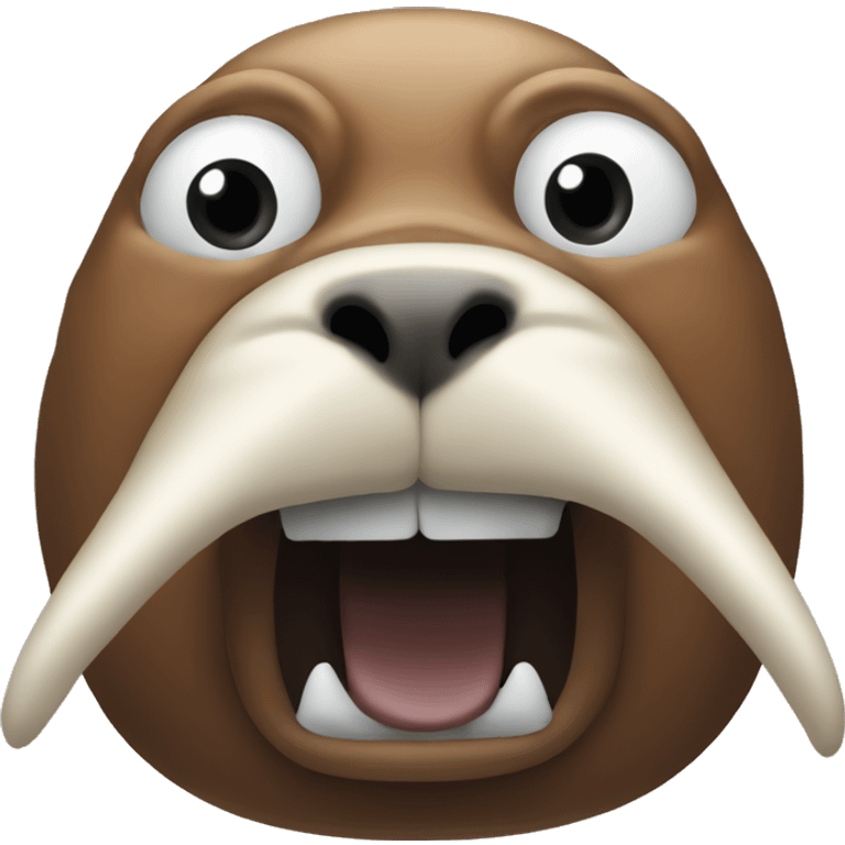 Crazy walrus  emoji