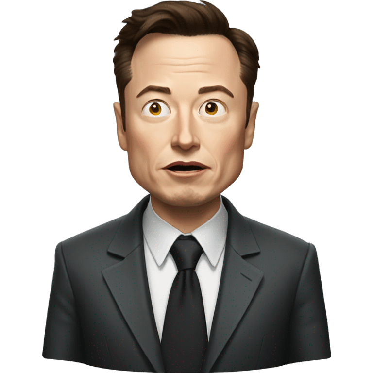 Scary elon musk emoji