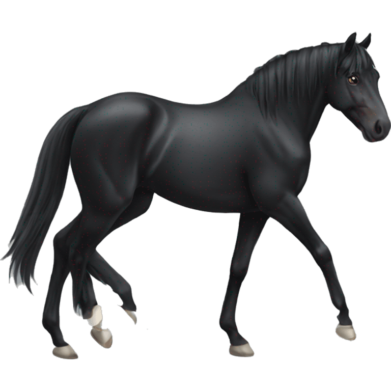 Black horse emoji