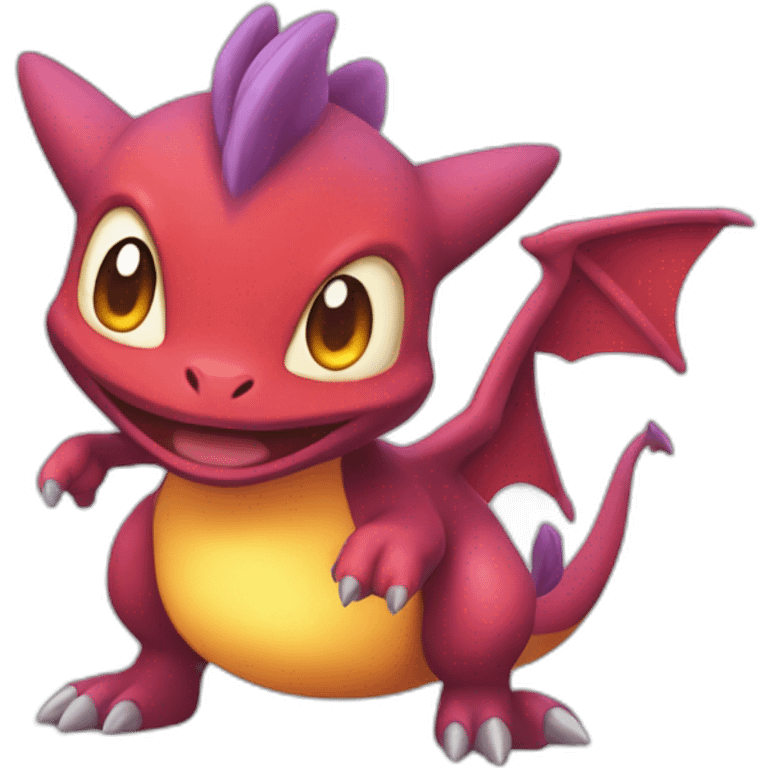 Dracaufeu pokémon emoji