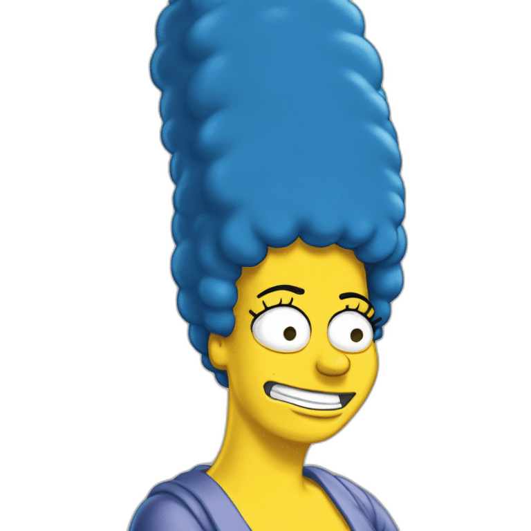 Marge simpson qui fumz emoji