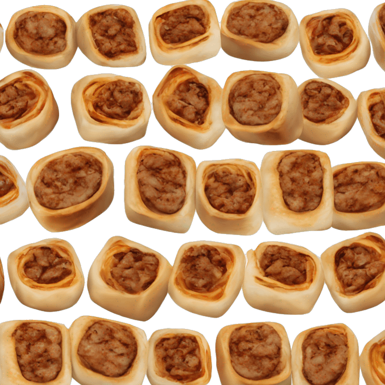 grilled rolls made from minced meat, typically served with flatbread and chopped onions. emoji