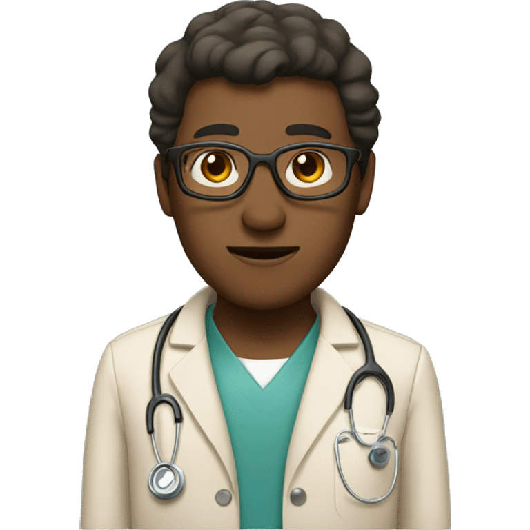 Beige doctor emoji