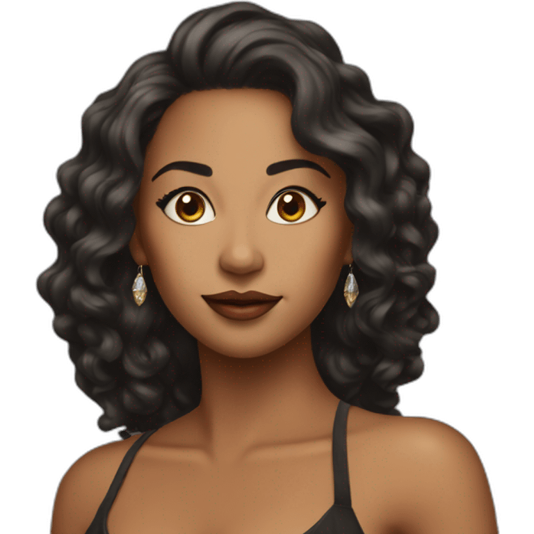 Stunning diva emoji