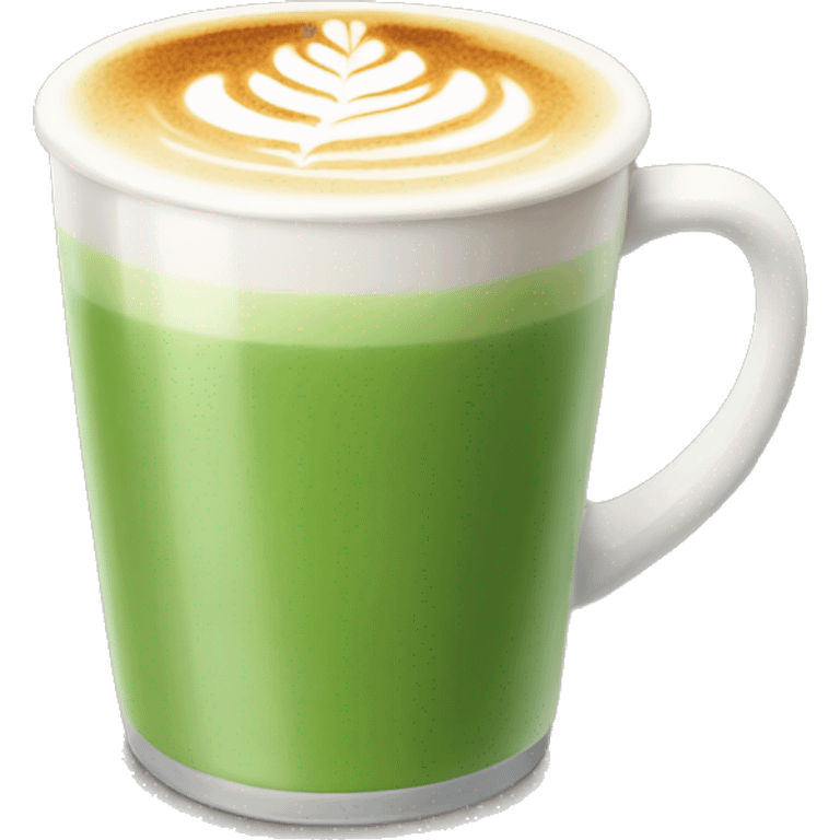 Hot Matcha latte emoji