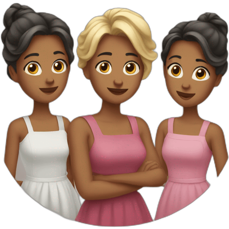 three sisters emoji