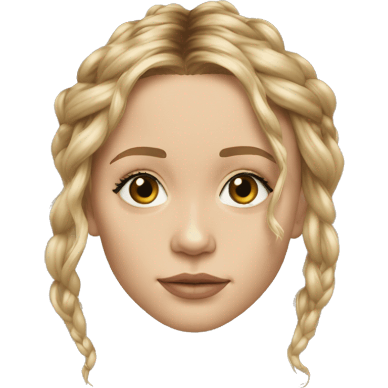 Mary Kate Olsen hyperrealistic emoji