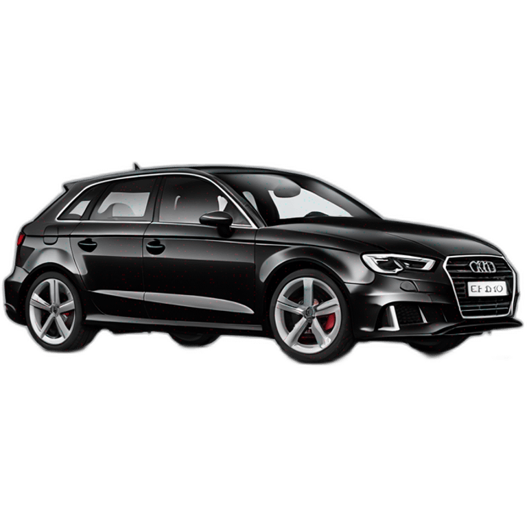 Audi a3 8y black emoji