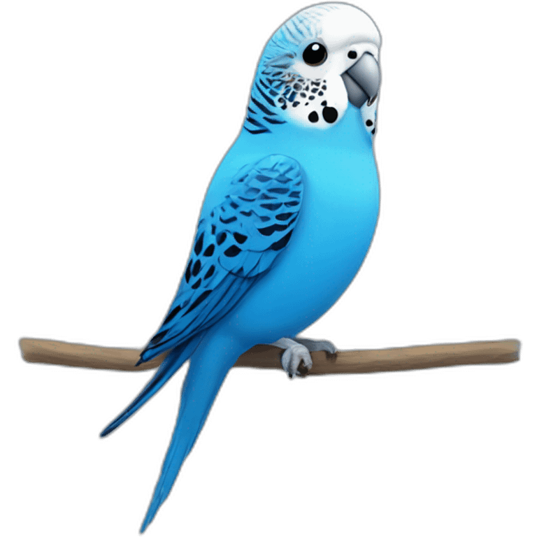 blue budgie emoji