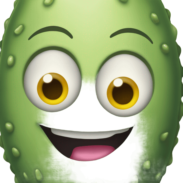 Pickle with a face  emoji