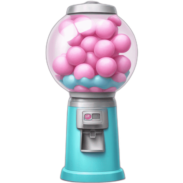 bubble gum machine emoji