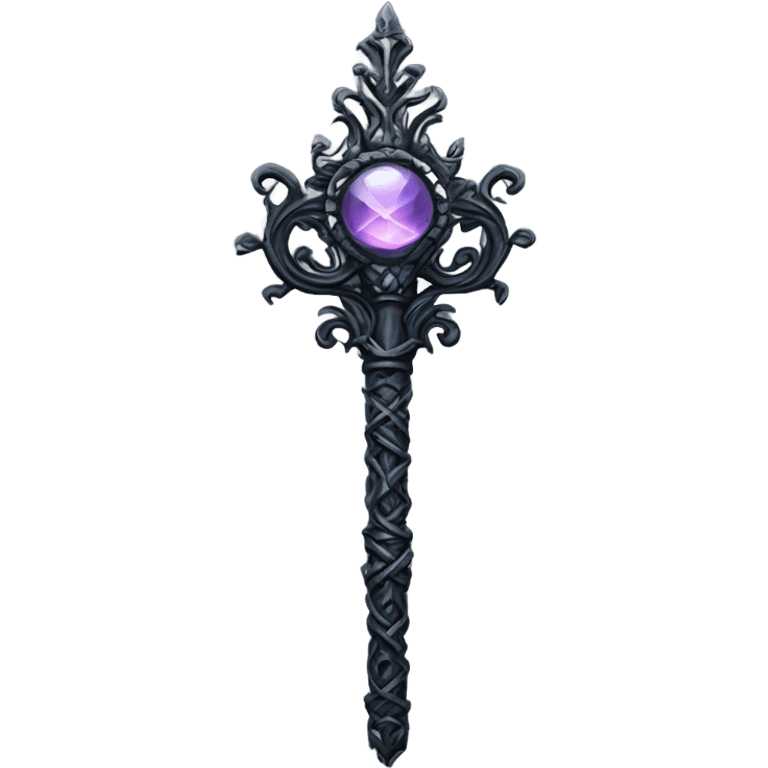 Gothic magic staff emoji