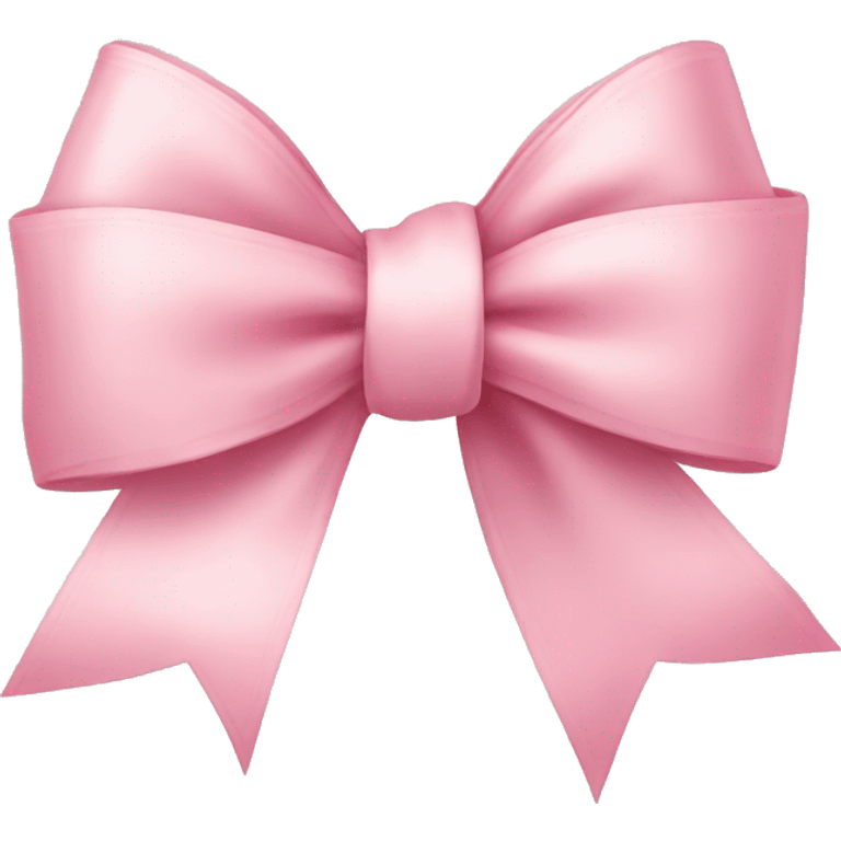 light pink ribbon bow emoji