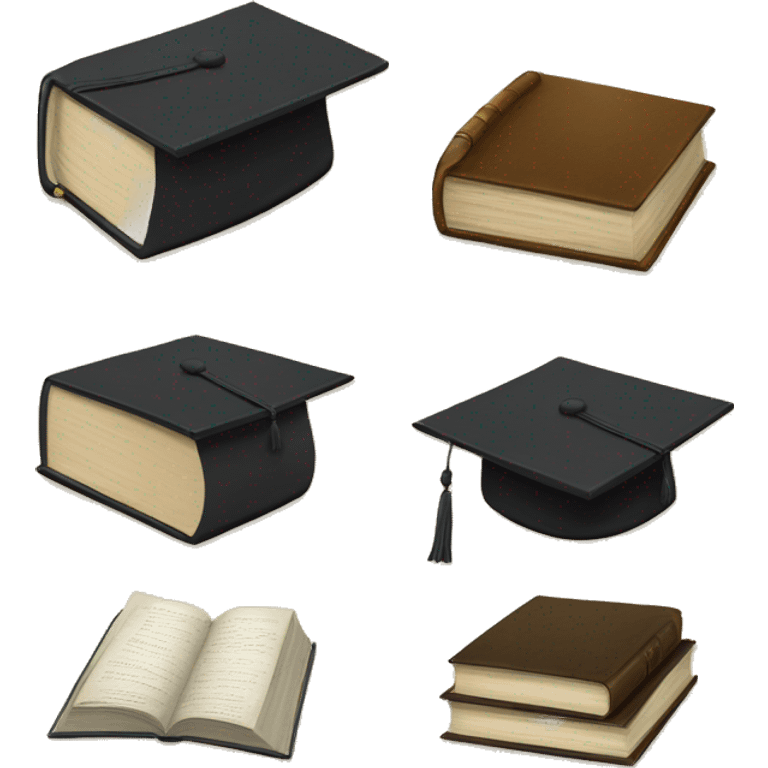 Dark academic books emoji