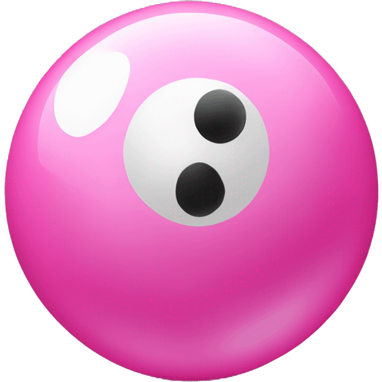 pink pool ball emoji