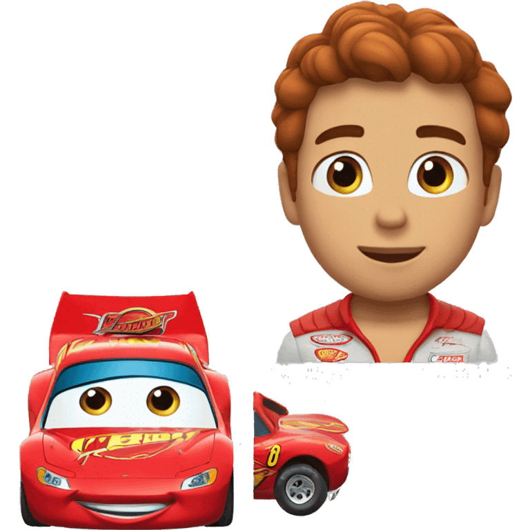 lightning mcqueen as a person emoji