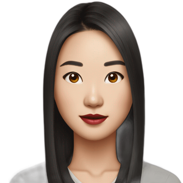 Greta Lee actor asian portrait emoji