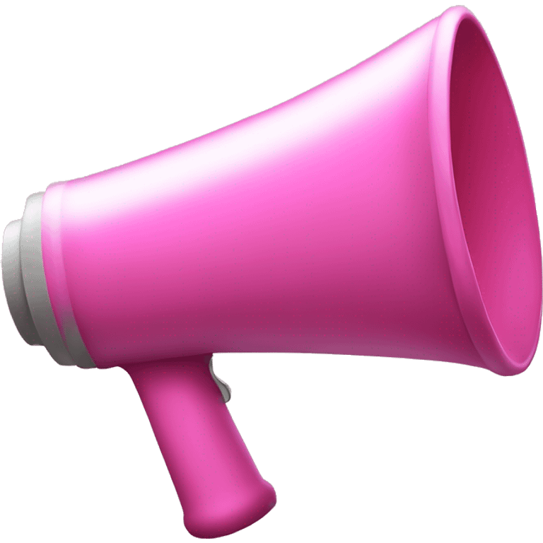 Megaphone pink  emoji