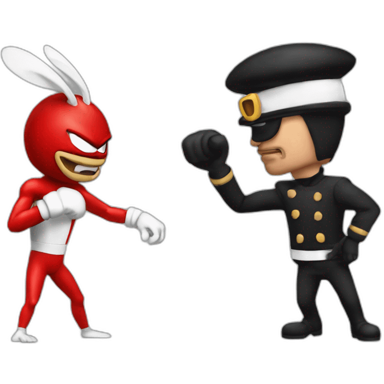 the noid punching the hamburgler emoji