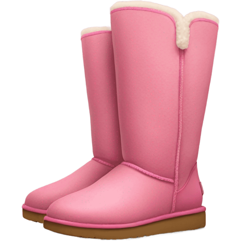 Preppy pink uggs emoji