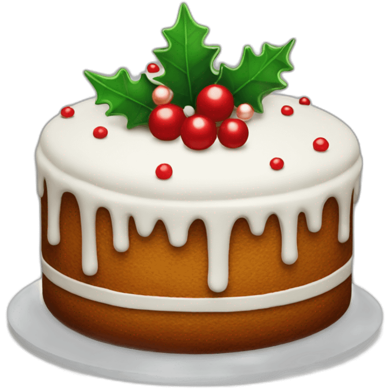 christmas cake emoji