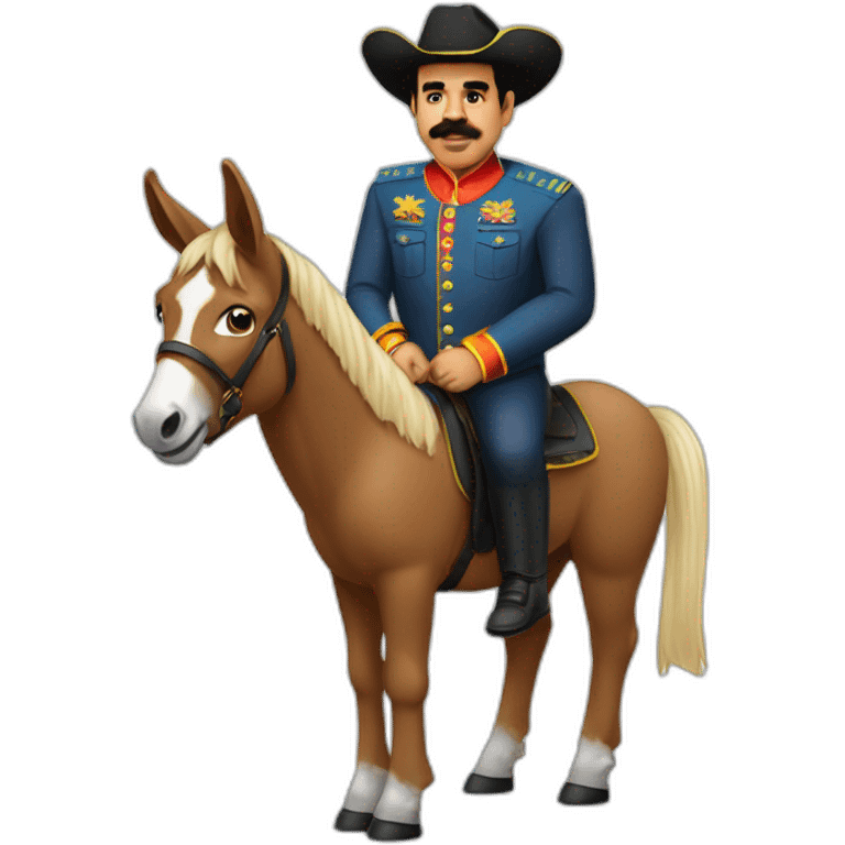 Nicolas maduro con cuerpo de burro emoji