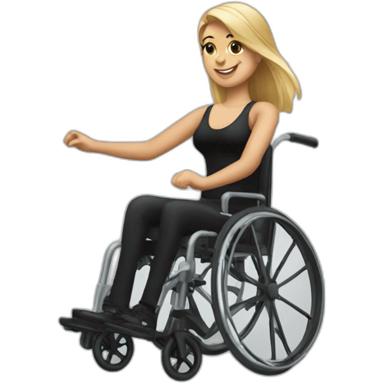 wheelchair dancer emoji