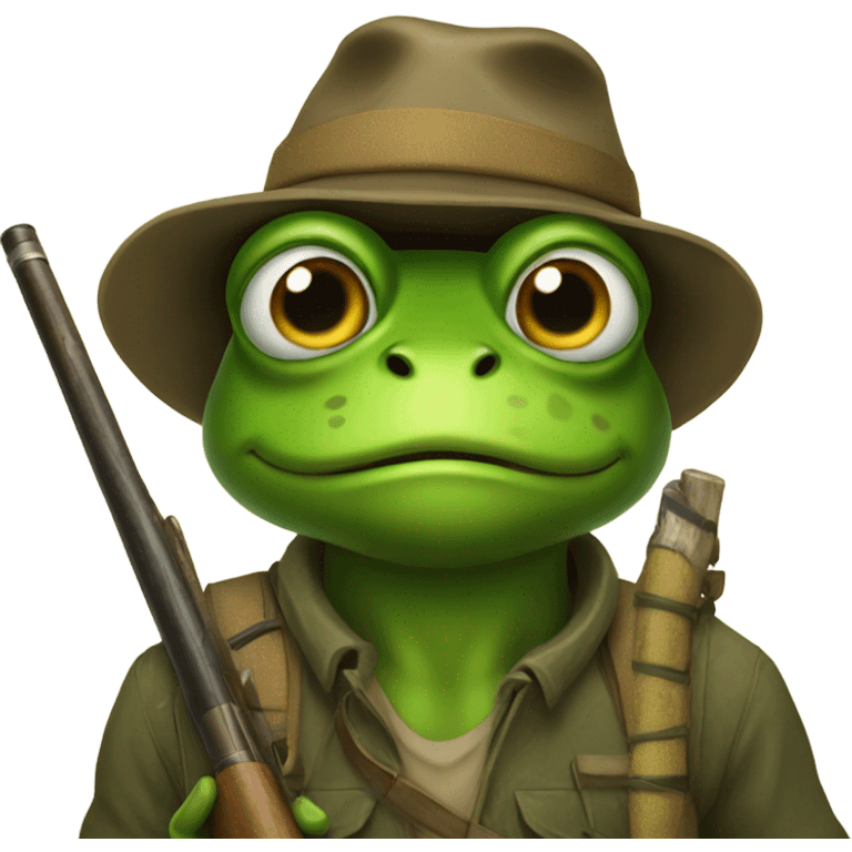 Frog hunters emoji