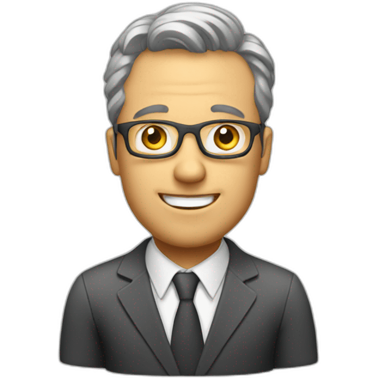 a expert man to find clients emoji