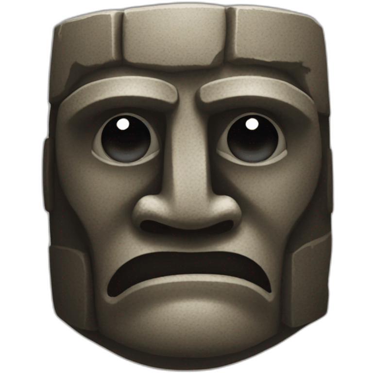 Easter Island Head Golem emoji