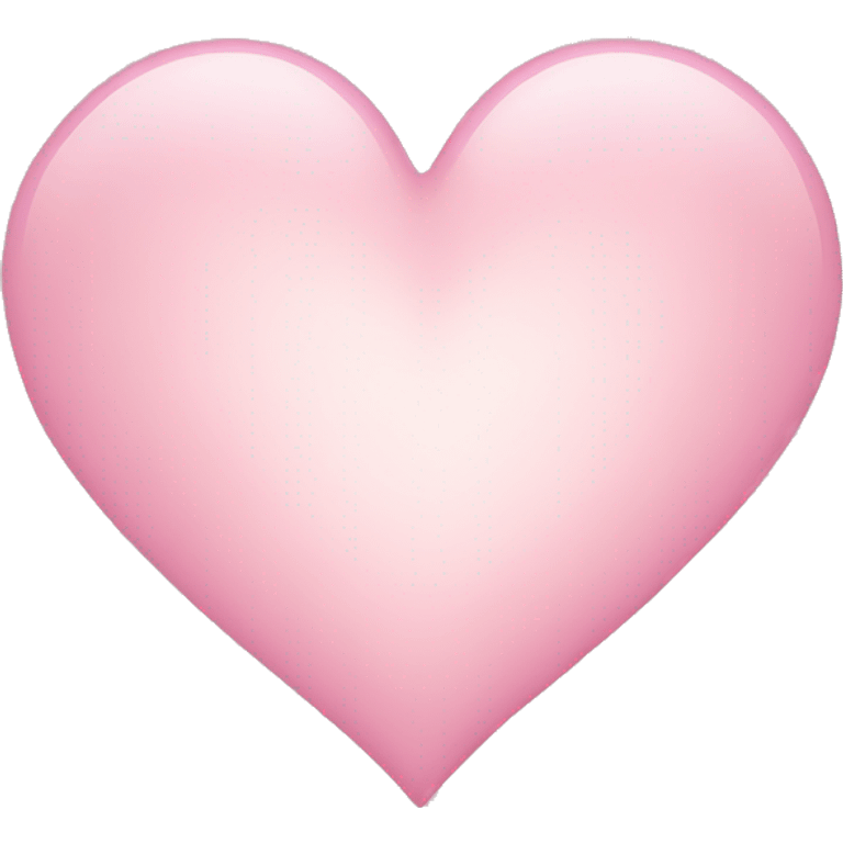 Light pink heart  emoji